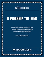 O Worship the King SATB choral sheet music cover Thumbnail